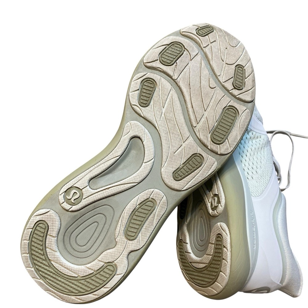 Lululemon Chargefeel Workout Athletic Shoes Women 9.5 EU 42 Green White - Picture 9 of 15